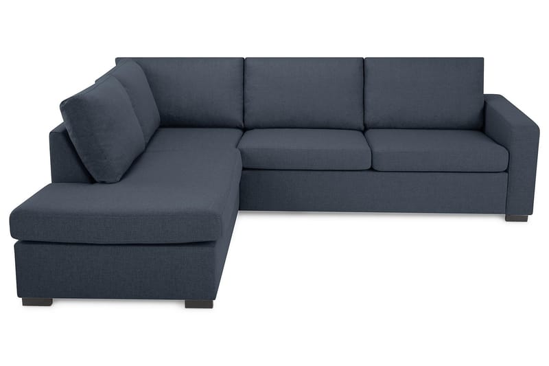 Crazy 3-sits Vänstervänd L-formad Schäslongsoffa i Tyg - Blå - Möbler - Soffa - Divansoffa & schäslongsoffa