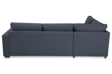 Crazy 3-sits Vänstervänd L-formad Schäslongsoffa i Tyg - Blå - Möbler - Soffa - Divansoffa & schäslongsoffa