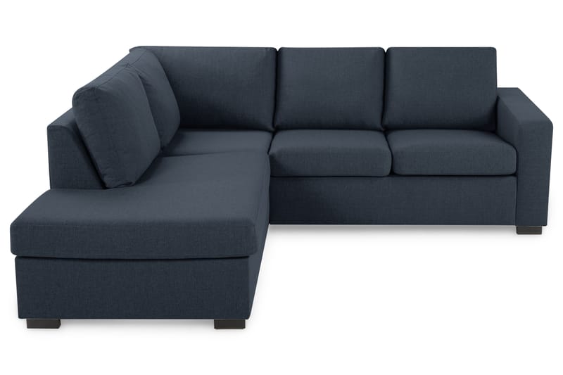 Crazy 3-sits Vänstervänd L-formad Schäslongsoffa i Tyg - Blå - Möbler - Soffa - Divansoffa & schäslongsoffa - 3 sits soffa med divan