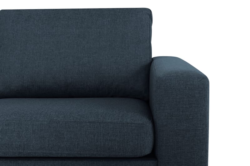 Crazy 3-sits Vänstervänd L-formad Schäslongsoffa i Tyg - Blå - Möbler - Soffa - Divansoffa & schäslongsoffa