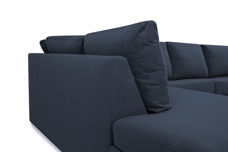 Crazy 3-sits Vänstervänd L-formad Schäslongsoffa i Tyg - Blå - Möbler - Soffa - Divansoffa & schäslongsoffa - 2 sits soffa med divan