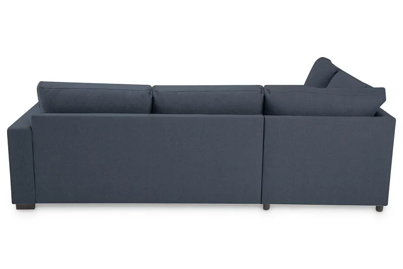 Crazy 3-sits Vänstervänd L-formad Schäslongsoffa i Tyg - Blå - Möbler - Soffa - Divansoffa & schäslongsoffa - 3 sits soffa med divan