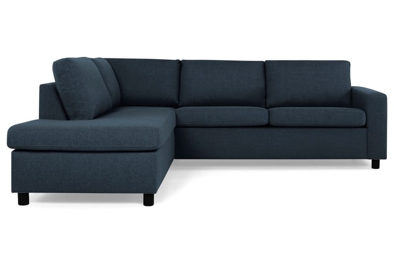Crazy 3-sits Vänstervänd L-formad Schäslongsoffa i Tyg - Blå - Möbler - Soffa - Divansoffa & schäslongsoffa