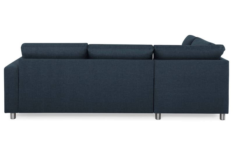 Crazy 3-sits Vänstervänd L-formad Schäslongsoffa i Tyg - Blå - Möbler - Soffa - Divansoffa & schäslongsoffa