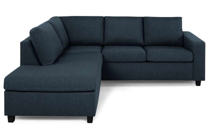 Crazy 3-sits Vänstervänd L-formad Schäslongsoffa i Tyg - Blå - Möbler - Soffa - Divansoffa & schäslongsoffa - 2 sits soffa med divan