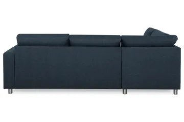 Crazy 3-sits Vänstervänd L-formad Schäslongsoffa i Tyg - Blå - Möbler - Soffa - Divansoffa & schäslongsoffa