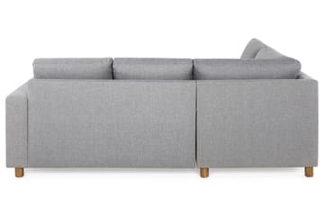 Crazy 3-sits Vänstervänd L-formad Schäslongsoffa i Tyg - Grå - Möbler - Soffa - Divansoffa & schäslongsoffa - 2 sits soffa med divan