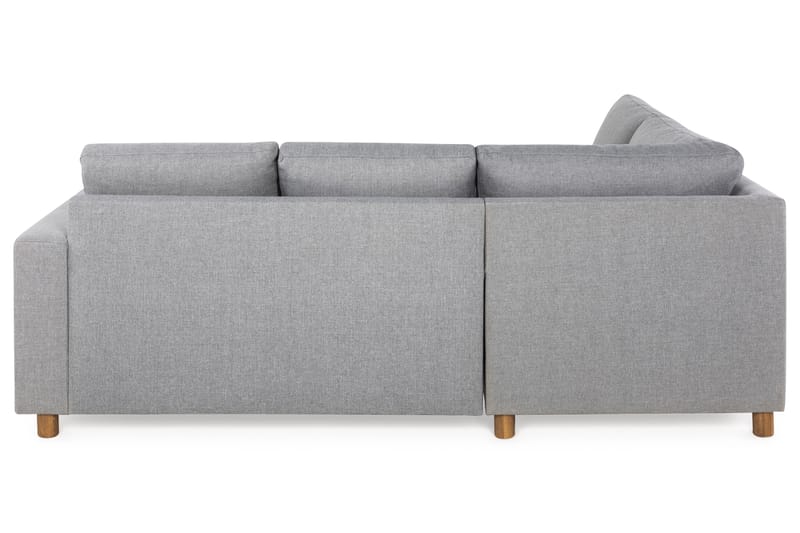 Crazy 3-sits Vänstervänd L-formad Schäslongsoffa i Tyg - Grå - Möbler - Soffa - Divansoffa & schäslongsoffa - 2 sits soffa med divan