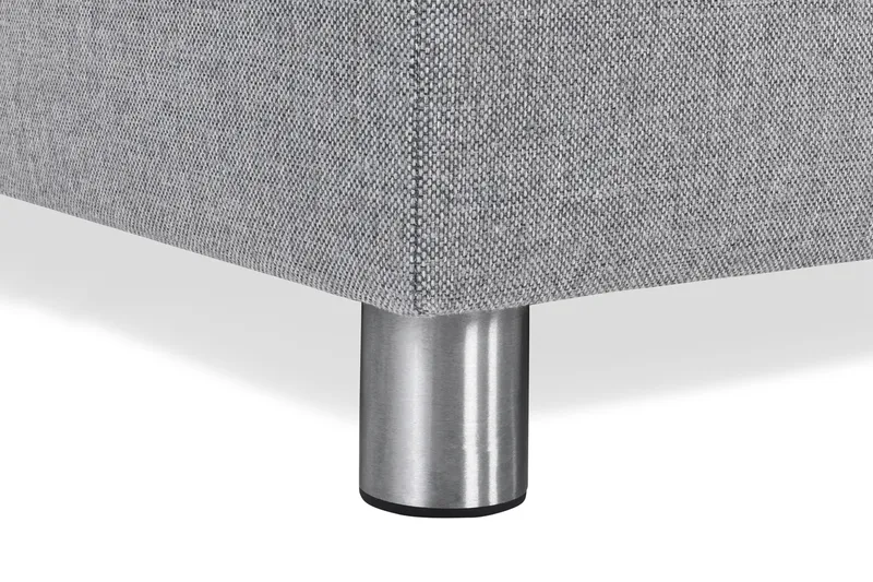 Crazy 3-sits Vänstervänd L-formad Schäslongsoffa i Tyg - Grå - Möbler - Soffa - Divansoffa & schäslongsoffa - 2 sits soffa med divan