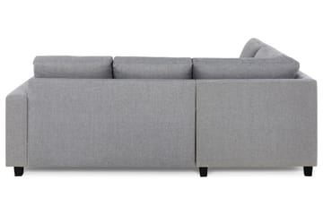 Crazy 3-sits Vänstervänd L-formad Schäslongsoffa i Tyg - Grå - Möbler - Soffa - Divansoffa & schäslongsoffa - 2 sits soffa med divan