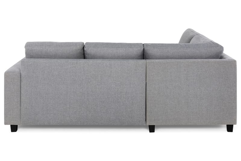 Crazy 3-sits Vänstervänd L-formad Schäslongsoffa i Tyg - Grå - Möbler - Soffa - Divansoffa & schäslongsoffa - 2 sits soffa med divan