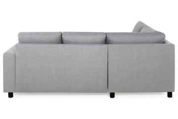 Crazy 3-sits Vänstervänd L-formad Schäslongsoffa i Tyg - Grå - Möbler - Soffa - Divansoffa & schäslongsoffa - 2 sits soffa med divan