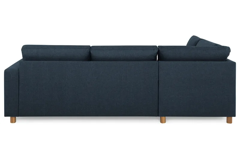 Crazy 3-sits Vänstervänd L-formad Schäslongsoffa i Tyg - Mörkblå - Möbler - Soffa - Divansoffa & schäslongsoffa - 3 sits soffa med divan