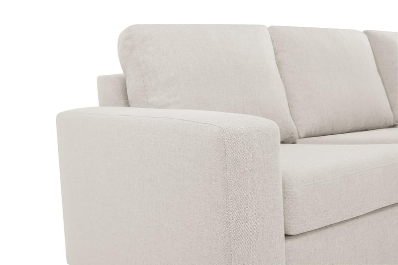 Crazy 4-sits Högervänd L-formad Schäslongsoffa i Tyg - Beige - Möbler - Soffa - Divansoffa & schäslongsoffa - 3 sits soffa med divan