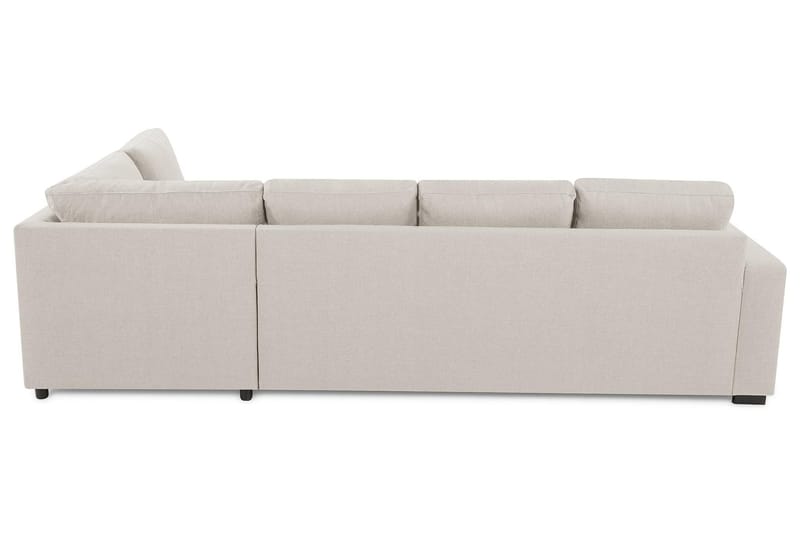 Crazy 4-sits Högervänd L-formad Schäslongsoffa i Tyg - Beige - Möbler - Soffa - Divansoffa & schäslongsoffa - 3 sits soffa med divan
