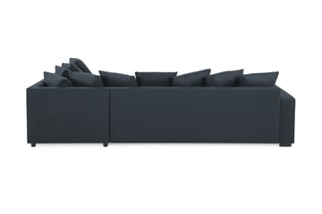 Crazy 4-sits Högervänd L-formad Schäslongsoffa i Tyg inkl Kuvertkuddar - Blå - Möbler - Soffa - Divansoffa & schäslongsoffa - 4 sits soffa med divan