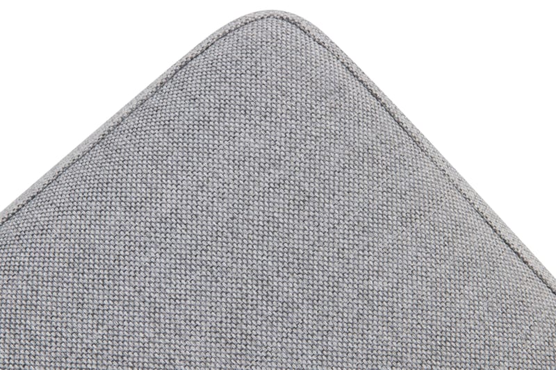 Crazy 4-sits Högervänd L-formad Schäslongsoffa i Tyg inkl Kuvertkuddar - Grå - Möbler - Soffa - Divansoffa & schäslongsoffa - 4 sits soffa med divan