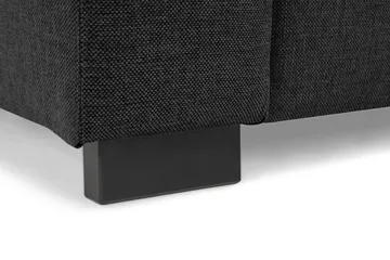 Crazy 4-sits Högervänd L-formad Schäslongsoffa i Tyg inkl Kuvertkuddar - Mörkgrå - Möbler - Soffa - Divansoffa & schäslongsoffa - 4 sits soffa med divan