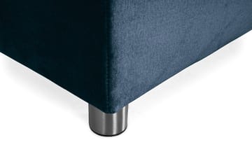 Crazy 4-sits Högervänd U-formad Large Soffa med Divan och Schäslong i Sammet - Blå - Möbler - Soffa - Divansoffa & schäslongsoffa - 4 sits soffa med divan