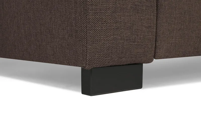 Crazy 4-sits Högervänd U-formad Large Soffa med Divan och Schäslong i Tyg - Brun - Möbler - Soffa - Divansoffa & schäslongsoffa - 4 sits soffa med divan
