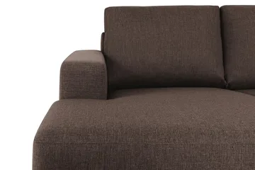 Crazy 4-sits Högervänd U-formad Large Soffa med Divan och Schäslong i Tyg - Brun - Möbler - Soffa - Divansoffa & schäslongsoffa - 4 sits soffa med divan