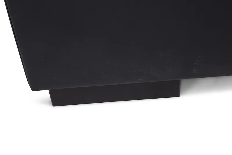 Crazy 4-sits Vändbar L-formad Divansoffa i Konstläder - Svart - Möbler - Soffa - Divansoffa & schäslongsoffa - 4 sits soffa med divan