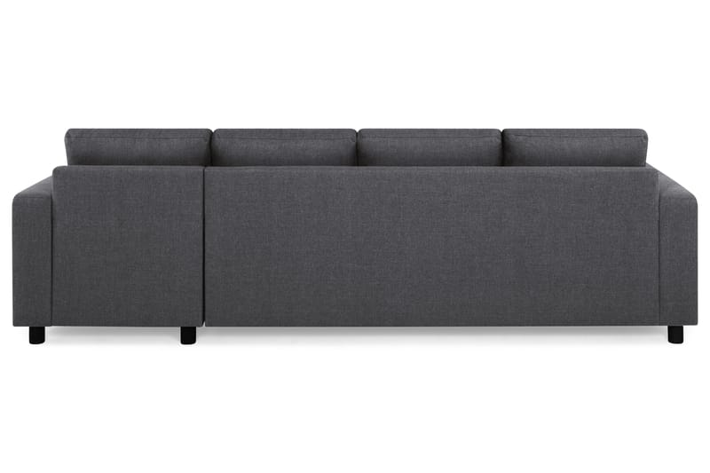 Crazy 4-sits Vändbar L-formad Divansoffa i Tyg - Mörkgrå - Möbler - Soffa - Divansoffa & schäslongsoffa - 4 sits soffa med divan