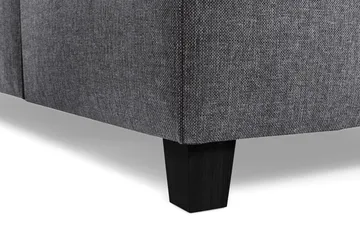 Crazy 4-sits Vändbar L-formad Divansoffa i Tyg - Mörkgrå - Möbler - Soffa - Divansoffa & schäslongsoffa - 4 sits soffa med divan