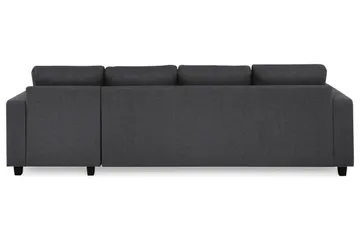 Crazy 4-sits Vändbar L-formad Divansoffa i Tyg - Mörkgrå - Möbler - Soffa - Divansoffa & schäslongsoffa - 4 sits soffa med divan
