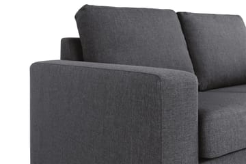 Crazy 4-sits Vändbar L-formad Divansoffa i Tyg - Mörkgrå - Möbler - Soffa - Divansoffa & schäslongsoffa - 4 sits soffa med divan