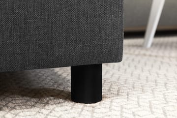 Crazy 4-sits Vändbar L-formad Divansoffa i Tyg - Mörkgrå - Möbler - Soffa - Divansoffa & schäslongsoffa - 4 sits soffa med divan