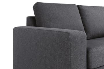 Crazy 4-sits Vändbar L-formad Divansoffa i Tyg - Mörkgrå - Möbler - Soffa - Divansoffa & schäslongsoffa - 4 sits soffa med divan