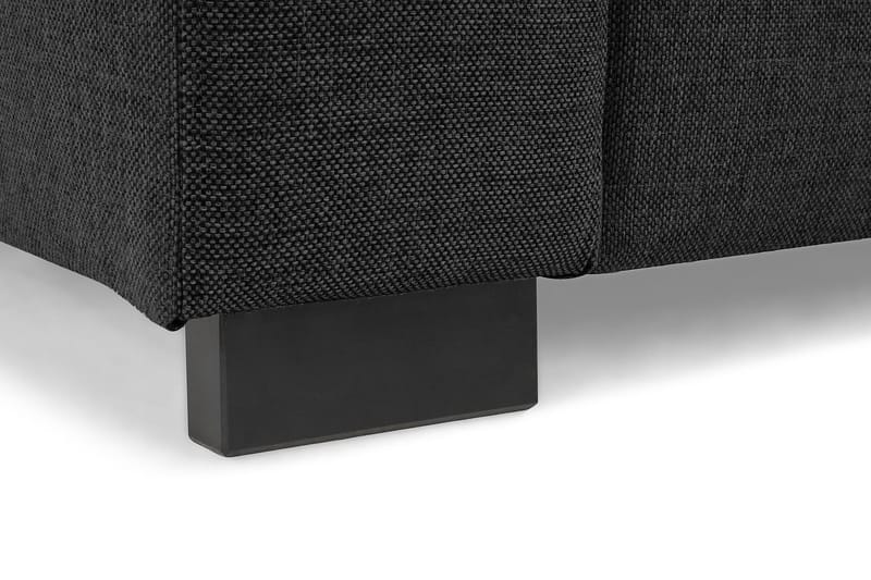 Crazy 4-sits Vändbar L-formad Divansoffa i Tyg - Mörkgrå - Möbler - Soffa - Divansoffa & schäslongsoffa - 4 sits soffa med divan