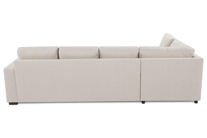 Crazy 4-sits Vänstervänd L-formad Schäslongsoffa i Tyg - Beige - Möbler - Soffa - Divansoffa & schäslongsoffa - 3 sits soffa med divan