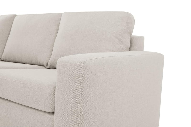 Crazy 4-sits Vänstervänd L-formad Schäslongsoffa i Tyg - Beige - Möbler - Soffa - Divansoffa & schäslongsoffa - 3 sits soffa med divan