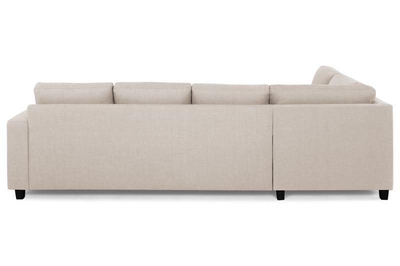 Crazy 4-sits Vänstervänd L-formad Schäslongsoffa i Tyg - Beige - Möbler - Soffa - Divansoffa & schäslongsoffa - 3 sits soffa med divan
