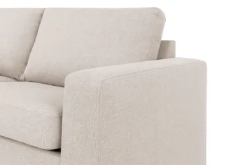 Crazy 4-sits Vänstervänd L-formad Schäslongsoffa i Tyg - Beige - Möbler - Soffa - Divansoffa & schäslongsoffa - 3 sits soffa med divan