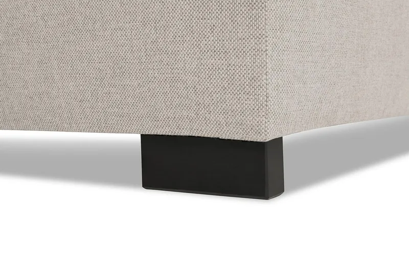 Crazy 4-sits Vänstervänd L-formad Schäslongsoffa i Tyg - Beige - Möbler - Soffa - Divansoffa & schäslongsoffa - 3 sits soffa med divan