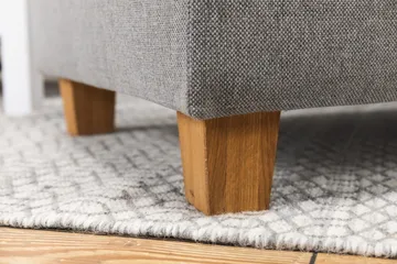 Crazy 4-sits Vänstervänd L-formad Schäslongsoffa i Tyg - Grå - Möbler - Soffa - Divansoffa & schäslongsoffa - 3 sits soffa med divan