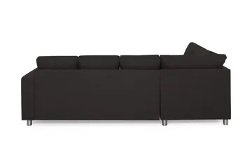 Crazy 4-sits Vänstervänd U-formad Large Soffa med Divan och Schäslong i Tyg - Antracit - Möbler - Soffa - Divansoffa & schäslongsoffa - 4 sits soffa med divan