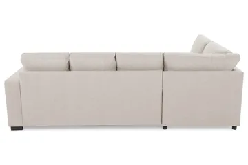 Crazy 4-sits Vänstervänd U-formad Large Soffa med Divan och Schäslong i Tyg - Beige - Möbler - Soffa - Divansoffa & schäslongsoffa - 3 sits soffa med divan