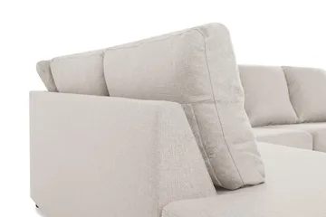 Crazy 4-sits Vänstervänd U-formad Large Soffa med Divan och Schäslong i Tyg - Beige - Möbler - Soffa - Divansoffa & schäslongsoffa - 3 sits soffa med divan