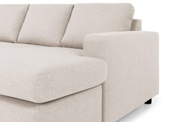 Crazy 4-sits Vänstervänd U-formad Large Soffa med Divan och Schäslong i Tyg - Beige - Möbler - Soffa - Divansoffa & schäslongsoffa - 4 sits soffa med divan