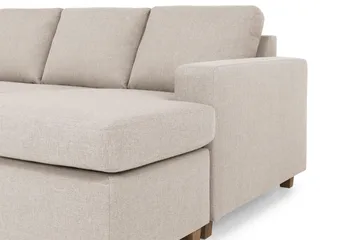 Crazy 4-sits Vänstervänd U-formad Large Soffa med Divan och Schäslong i Tyg - Beige - Möbler - Soffa - Divansoffa & schäslongsoffa - 4 sits soffa med divan