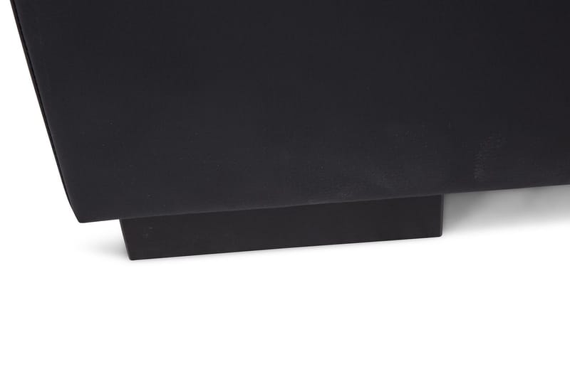 Crazy 5-sits Vänstervänd L-formad Schäslongsoffa i Konstläder - Svart - Möbler - Soffa - Divansoffa & schäslongsoffa - 4 sits soffa med divan