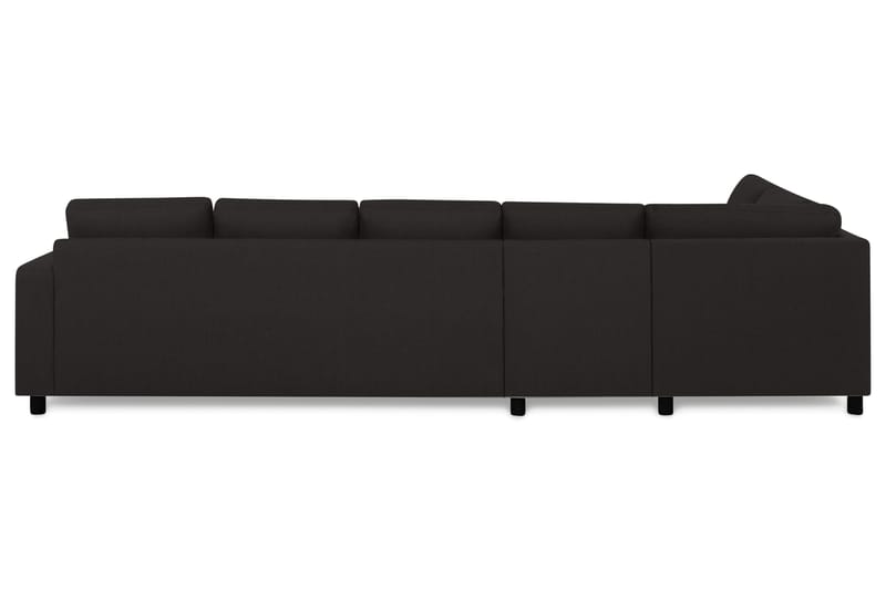 Crazy 5-sits Vänstervänd L-formad Schäslongsoffa i Tyg - Antracit - Möbler - Soffa - Divansoffa & schäslongsoffa - 4 sits soffa med divan