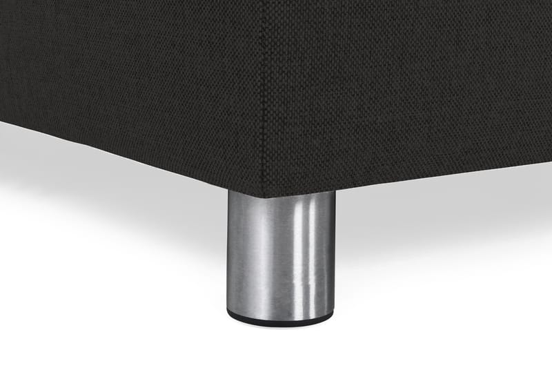 Crazy 5-sits Vänstervänd L-formad Schäslongsoffa i Tyg - Antracit - Möbler - Soffa - Divansoffa & schäslongsoffa - 4 sits soffa med divan