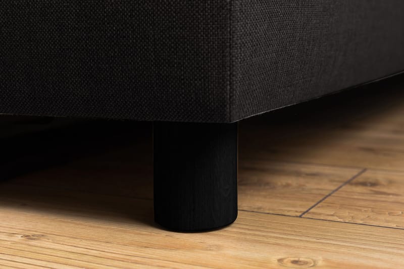 Crazy 5-sits Vänstervänd L-formad Schäslongsoffa i Tyg - Antracit - Möbler - Soffa - Divansoffa & schäslongsoffa - 4 sits soffa med divan