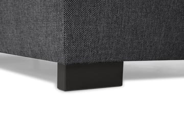 Crazy Limited Edition 4-sits Högervänd L-formad Schäslongsoffa i Tyg - Mörkgrå - Möbler - Soffa - Divansoffa & schäslongsoffa - 4 sits soffa med divan