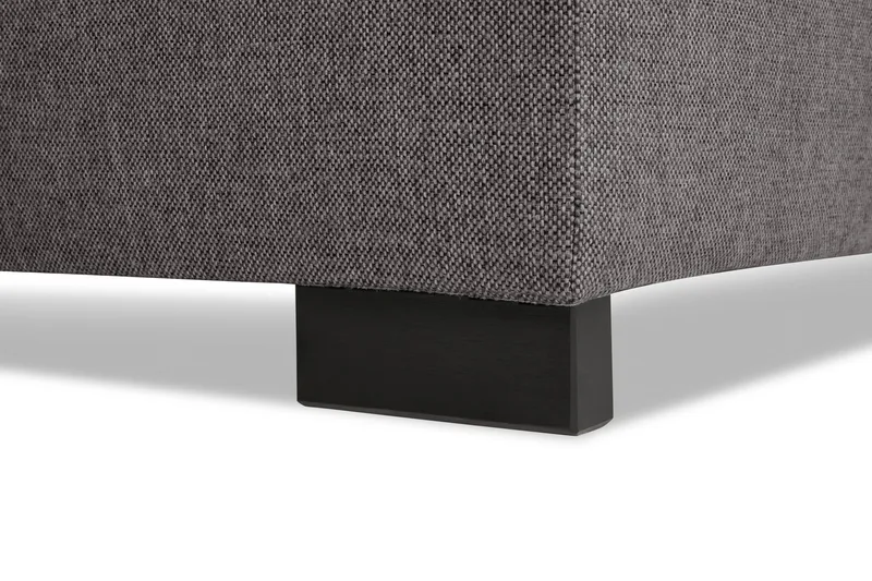 Crazy Limited Edition 4-sits Vänstervänd L-formad Djup Schäslongsoffa i Tyg - Grå - Möbler - Soffa - Divansoffa & schäslongsoffa - 4 sits soffa med divan
